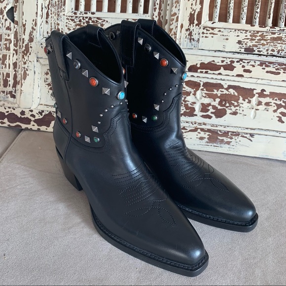 Valentino Garavani Rockstud Cowboy Boots - Picture 7 of 13